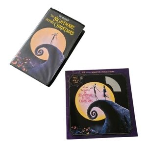 The Nightmare Before Christmas VHS and CD Storybook